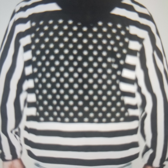 Americana windbreaker black & white by Presi - Picture 5 of 7